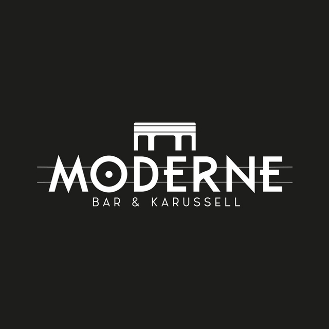 Moderne Bar & Karussell Logo